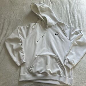 Under Armour White fleece lined Hoodie